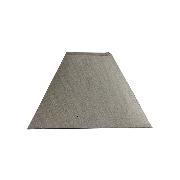 28cm Tapered Square Shade – Silver/Black