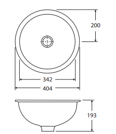 RAK Emma Fully-Inset/Undermounted Basin