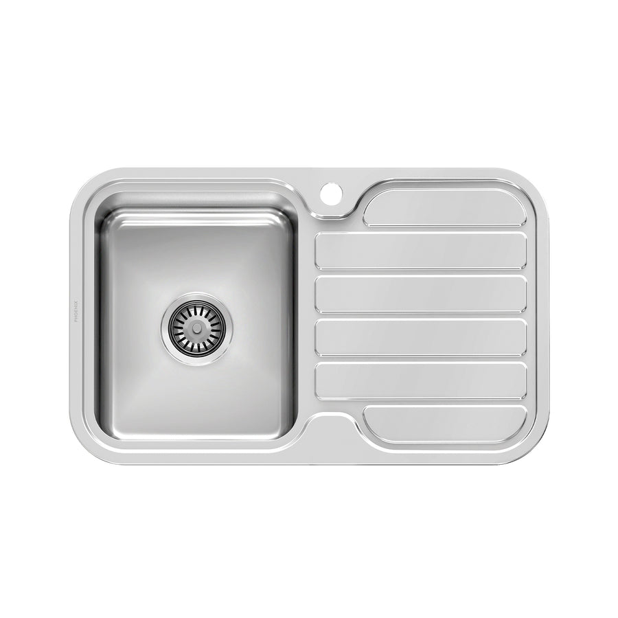 1 1000 Series Single L/H Bowl Sink W/-Drainer W/-Hole , Sinks – Pilbara Bathroom Warehouse
