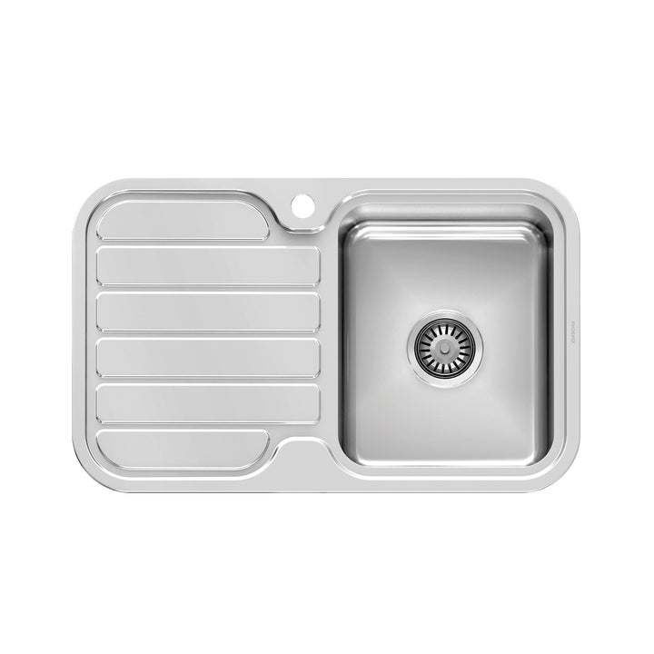 1 1000 Series Single R/H Bowl Sink W/-Drainer W/-Hole , Sinks – Pilbara Bathroom Warehouse
