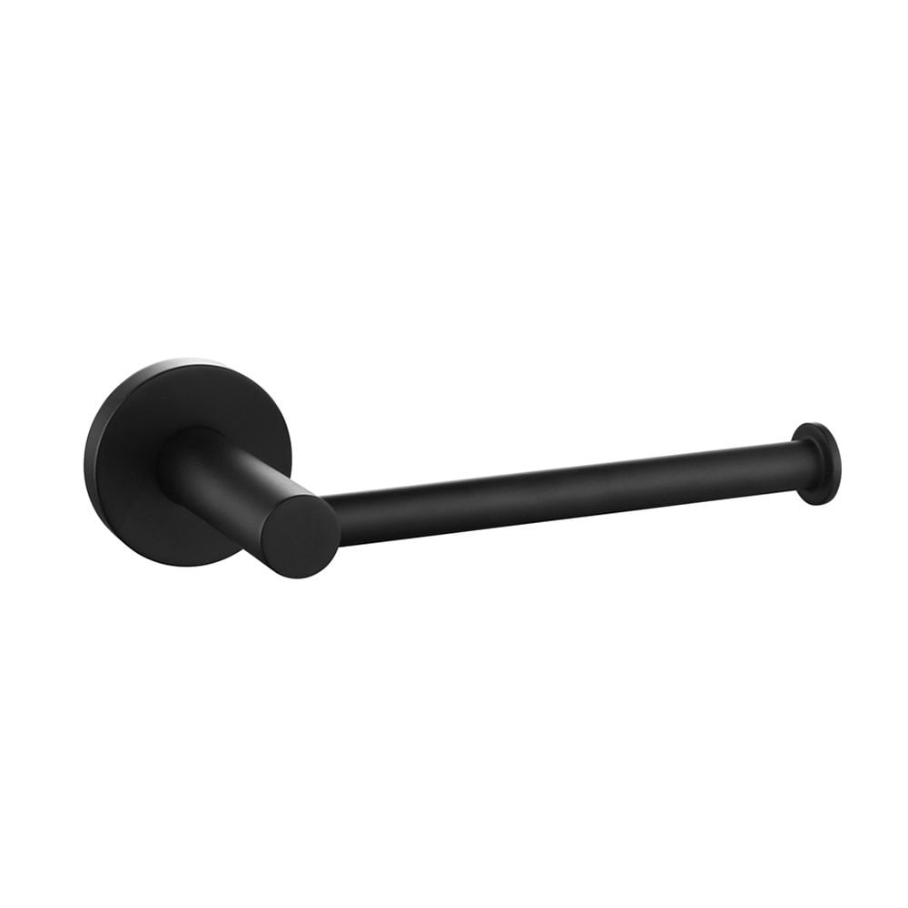 Round Series 2 Toilet Roll Holder Black