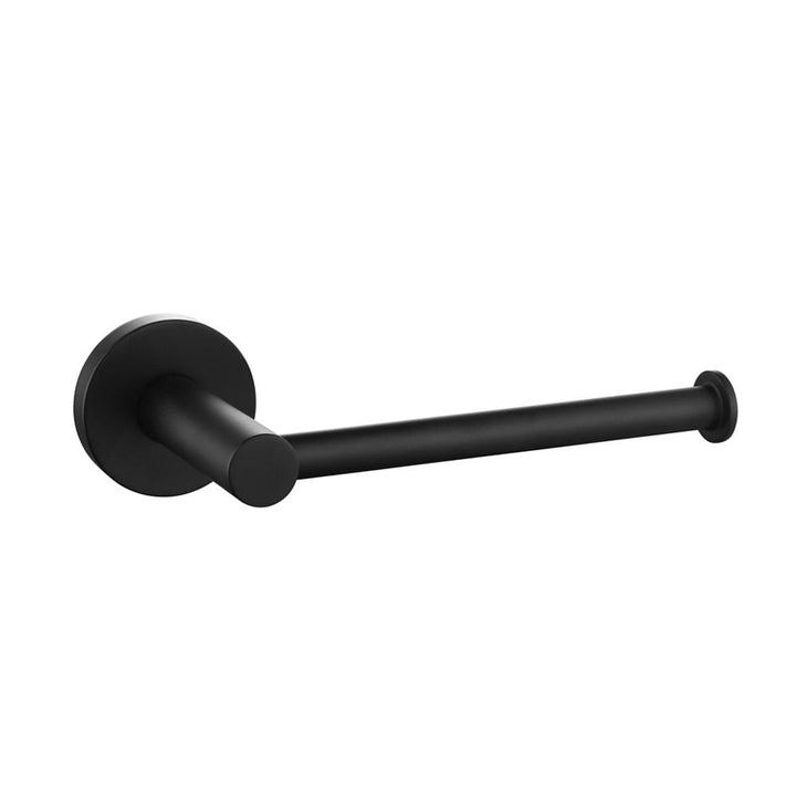 Round Series 2 Toilet Roll Holder Black