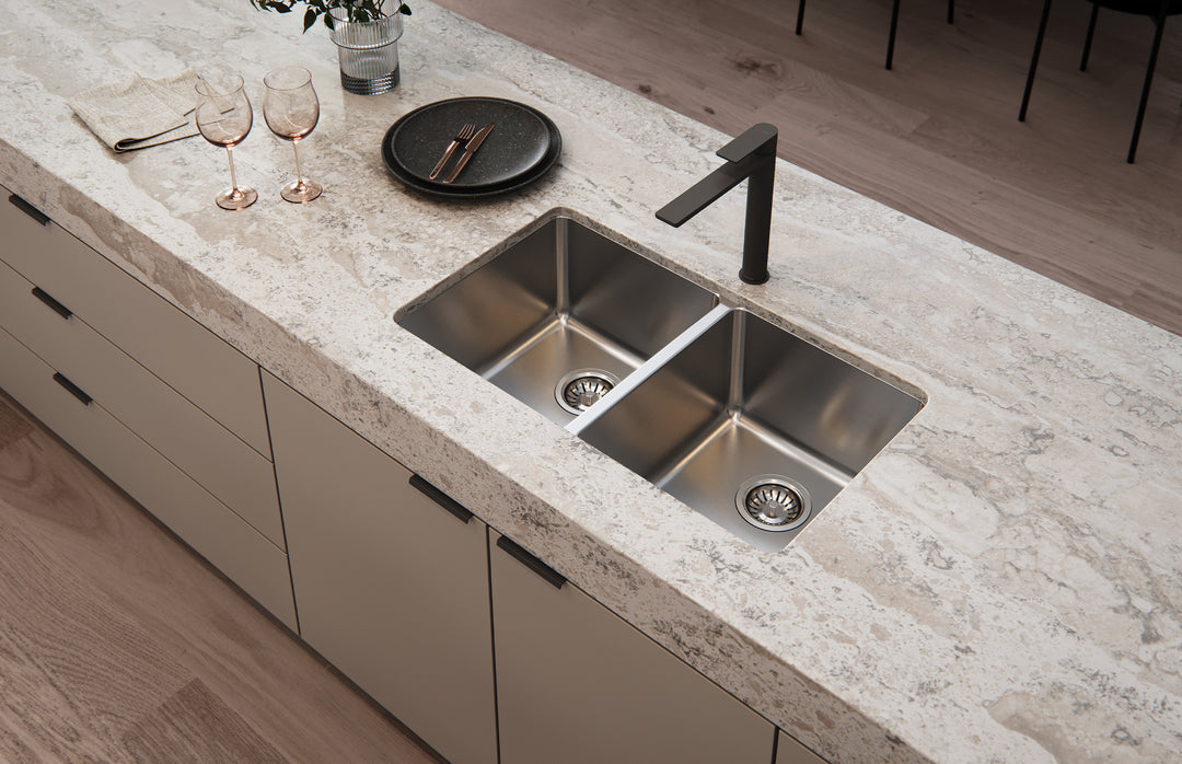 2000 Series Double Bowl Under / Over Sink