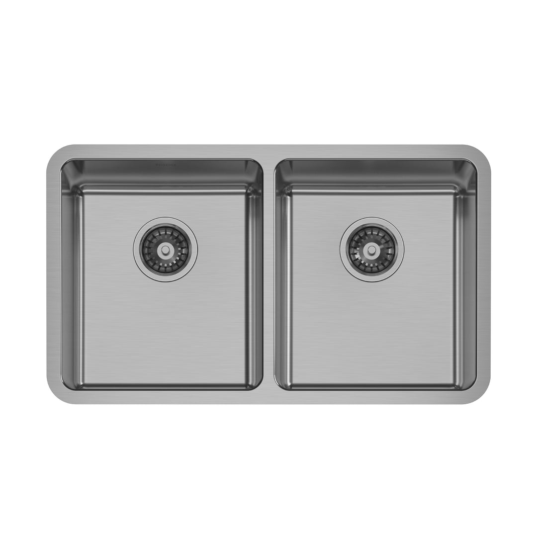1 2000 Series Double Bowl Under / Over Sink, Sinks – Pilbara Bathroom Warehouse