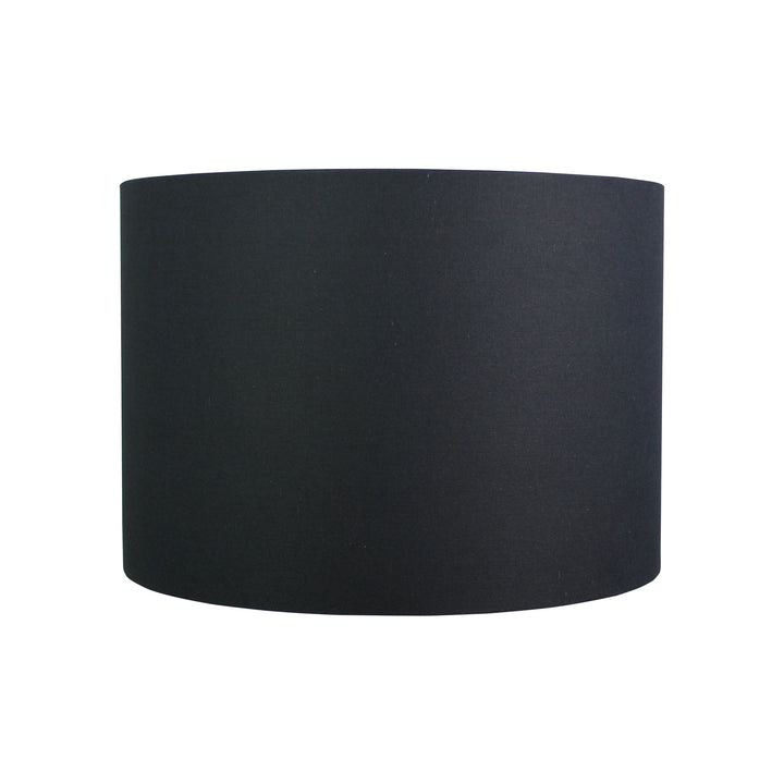 30cm Black Cotton Drum Shade – Stylish & Versatile