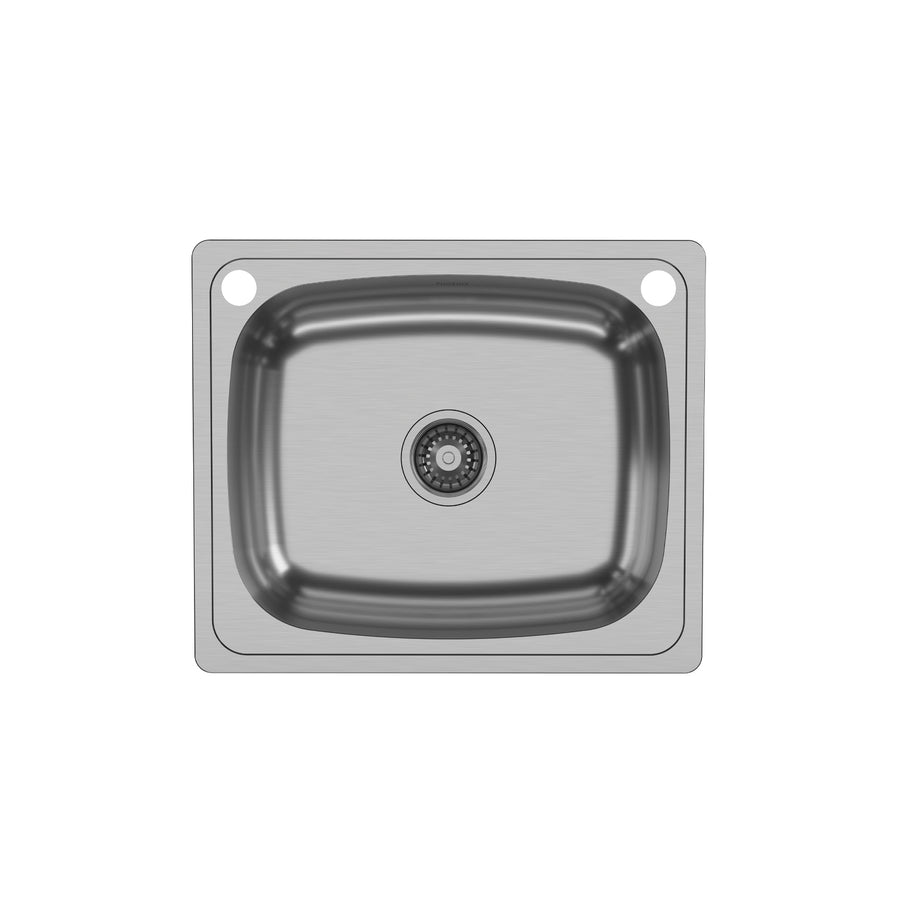 1 Laundry Trough Single Bowl 50 Litre W/-Holes, Sinks – Pilbara Bathroom Warehouse
