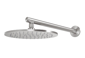 1 Vivid Slimline SS 316 Shower Arm & 250mm Rose , Showers – Pilbara Bathroom Warehouse