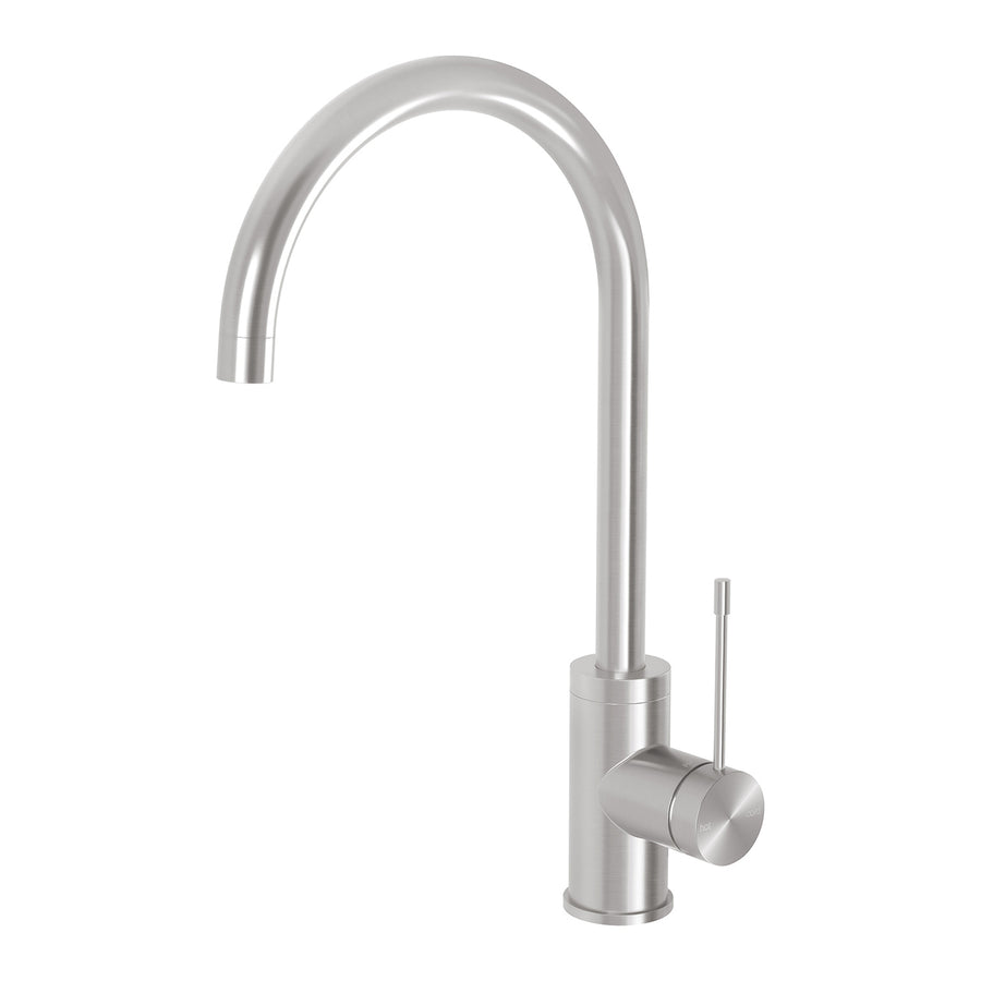 1 Vivid Slimline SS 316 Sink Mixer 200mm G/Neck , Mixers  – Pilbara Bathroom Warehouse
