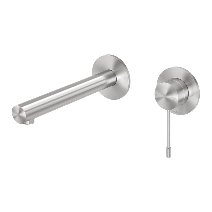 1 Vivid Slimline SS 316 Wall Basin / Bath Mixer Set 180mm , Mixers – Pilbara Bathroom Warehouse