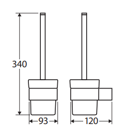 Koko Toilet Brush & Holder