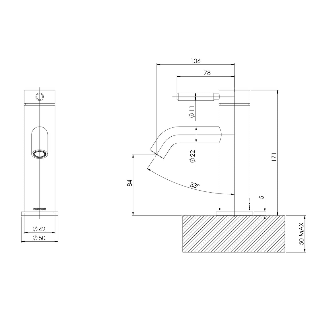 Vivid MKII Basin Mixer – Lead Free
