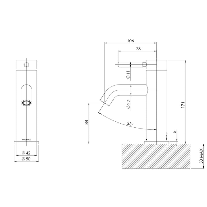 Vivid MKII Basin Mixer – Lead Free