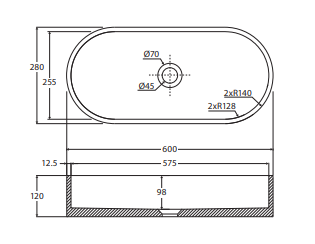 Jada Pill Concrete Above Counter Basin, Sage