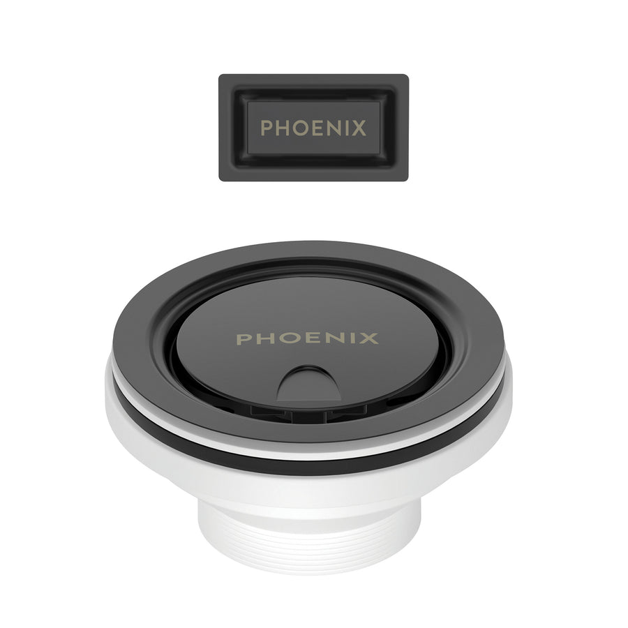 1 50mm Covered Sink Basket Waste & Overflow, Sink Accessories – Pilbara Bathroom Warehouse