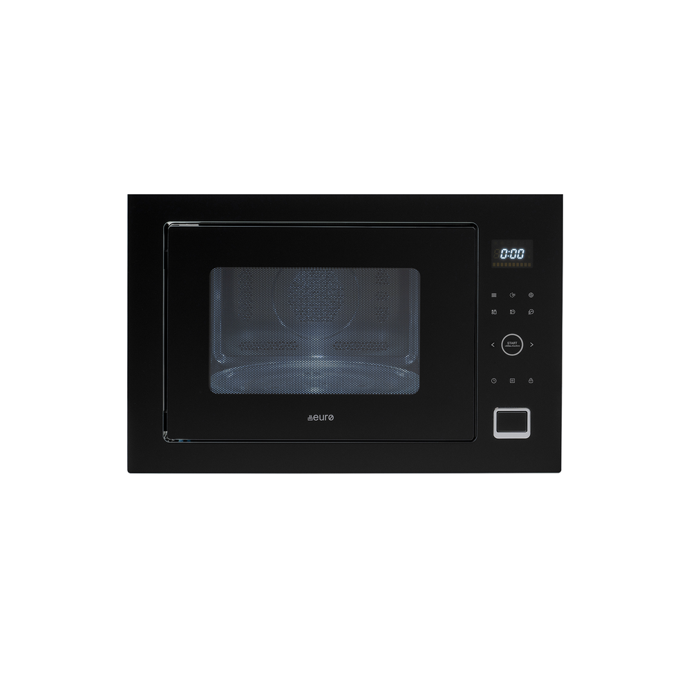 34L Touch Control Convection Microwave - Stainless Steel cavity + Touch control and White LCD display. All black finish | Pilbara Bathroom Warehouse - Perth, Western Australia