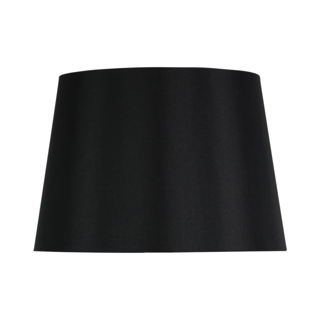 35cm Satin Black Tapered Table Lamp Shade