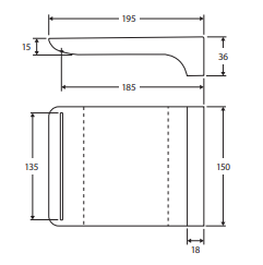 Harmon Bath Outlet, Brushed Nickel