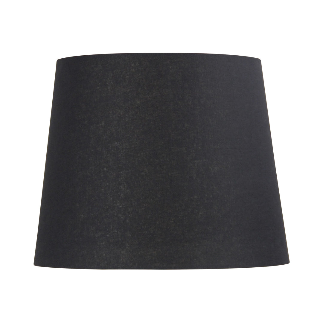 38cm Black Linen Hardback Shade