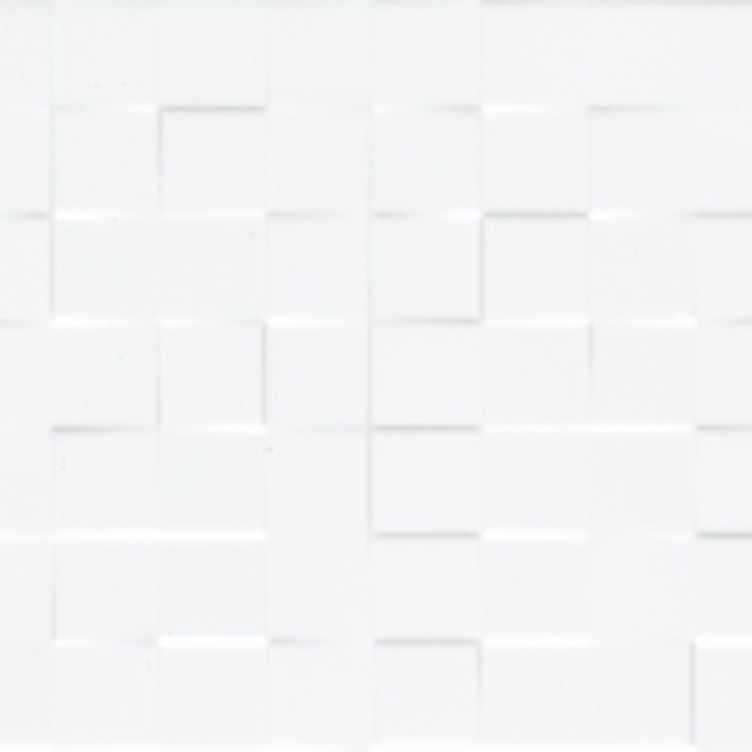 Checkers White Glossy Ceramic Tile 300 x 600