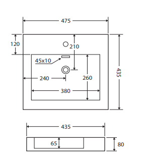 Como Above Counter Basin