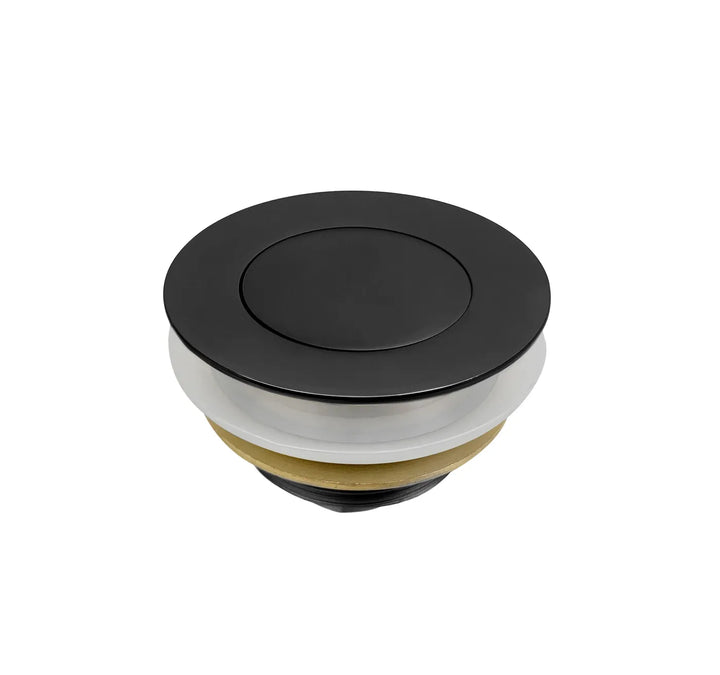 40mm Black Pop Up Waste for Bathtub