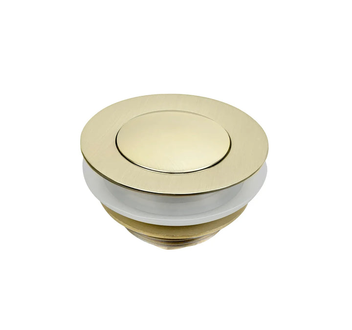 40mm Brushed Gold Pop Up Waste for Bathtub