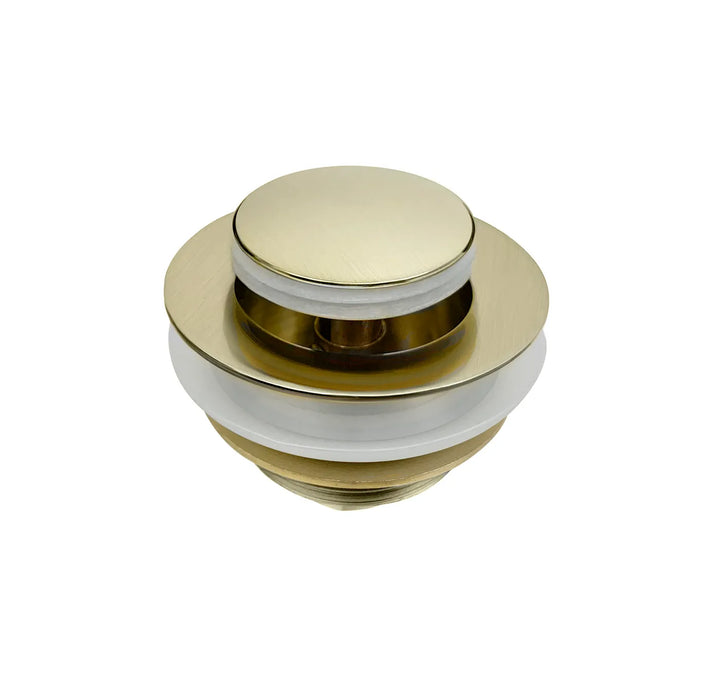 40mm Brushed Gold Pop Up Waste for Bathtub
