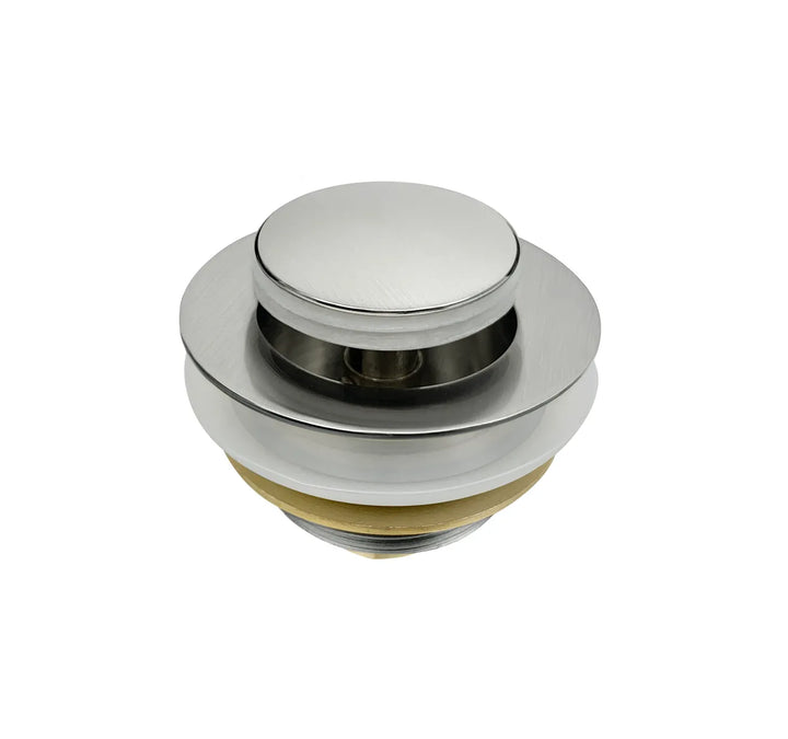 40mm Brushed Nickel Pop Up Waste for Bathtub