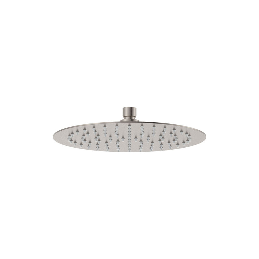 Kaya Shower Head, 250mm, Brushed Nickel– Pilbara Bathroom Warehouse Perth and regional Western Australia