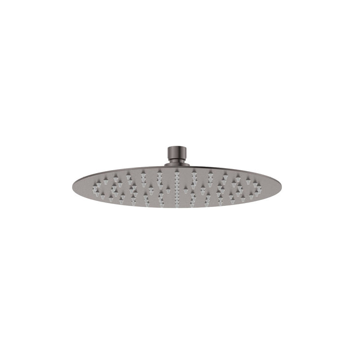 Kaya Shower Head, 250mm, Gun Metal– Pilbara Bathroom Warehouse Perth and regional Western Australia