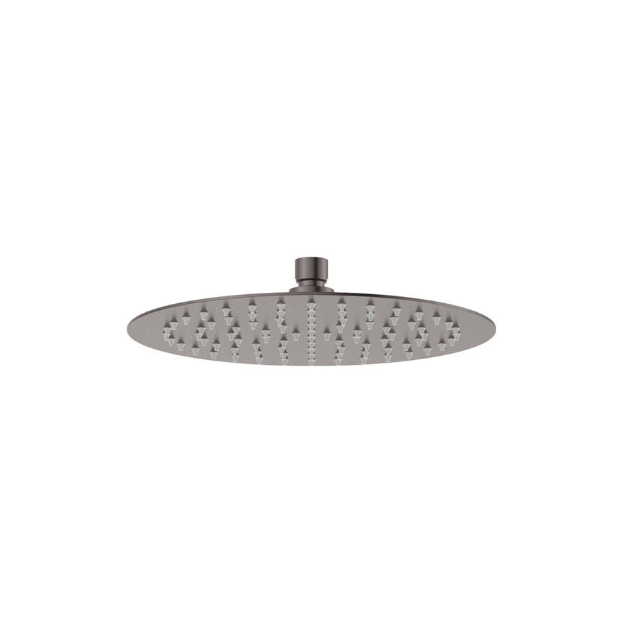 Kaya Shower Head, 250mm, Gun Metal– Pilbara Bathroom Warehouse Perth and regional Western Australia