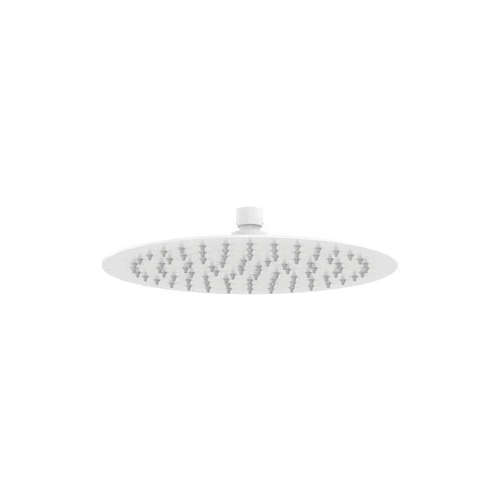 Kaya Shower Head, 250mm, Matte White– Pilbara Bathroom Warehouse Perth and regional Western Australia
