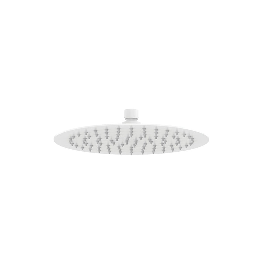 Kaya Shower Head, 250mm, Matte White– Pilbara Bathroom Warehouse Perth and regional Western Australia