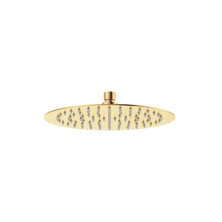 Kaya Shower Head, 250mm, Urban Brass– Pilbara Bathroom Warehouse Perth and regional Western Australia
