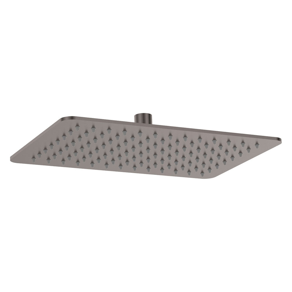 Koko Rectangular Shower Head, Gun Metal– Pilbara Bathroom Warehouse Perth and regional Western Australia