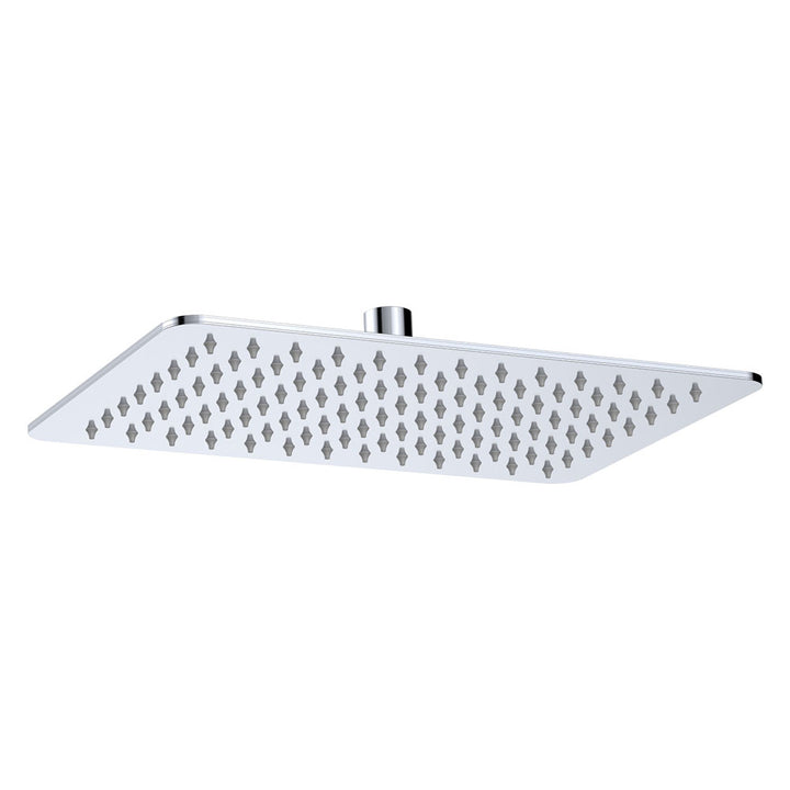 Koko Rectangular Shower Head, Chrome– Pilbara Bathroom Warehouse Perth and regional Western Australia