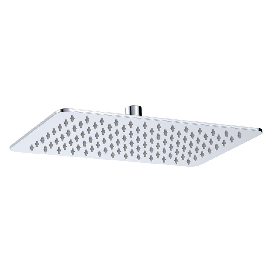 Koko Rectangular Shower Head, Chrome– Pilbara Bathroom Warehouse Perth and regional Western Australia