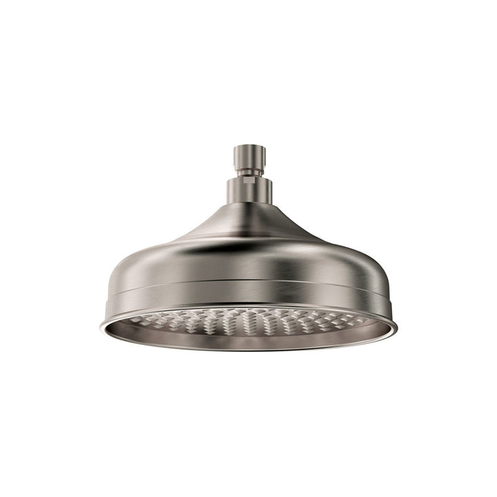 Lillian Shower Head, Brushed Nickel– Pilbara Bathroom Warehouse Perth and regional Western Australia