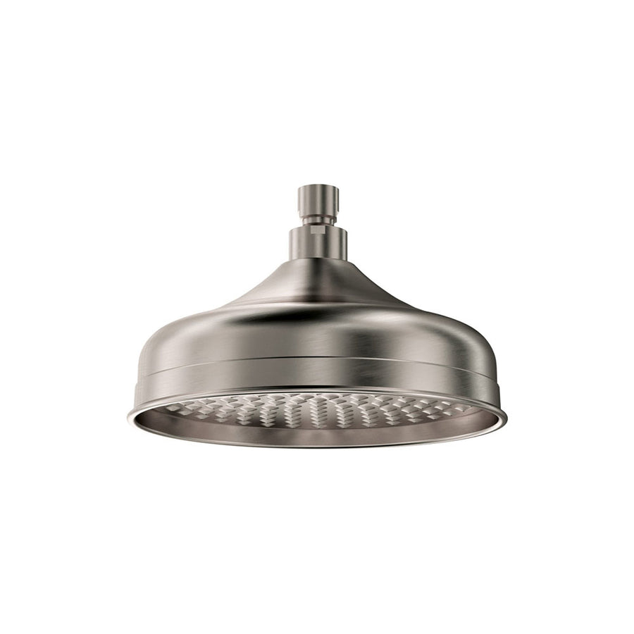 Lillian Shower Head, Brushed Nickel– Pilbara Bathroom Warehouse Perth and regional Western Australia