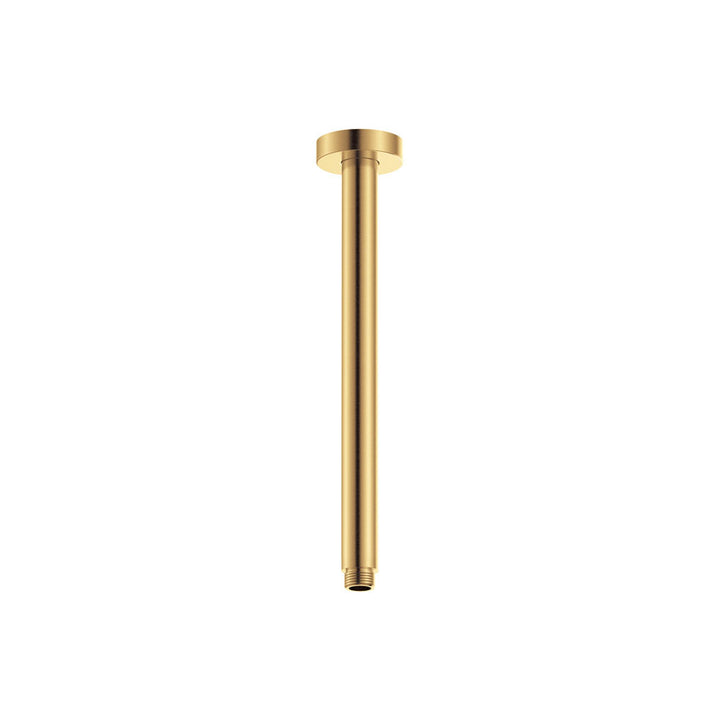 Round Shower Dropper, 300mm, Urban Brass – Pilbara Bathroom Warehouse Perth and regional Western Australia