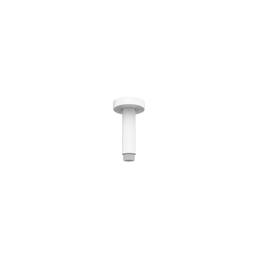Round Shower Dropper, 100mm, Matte White– Pilbara Bathroom Warehouse Perth and regional Western Australia