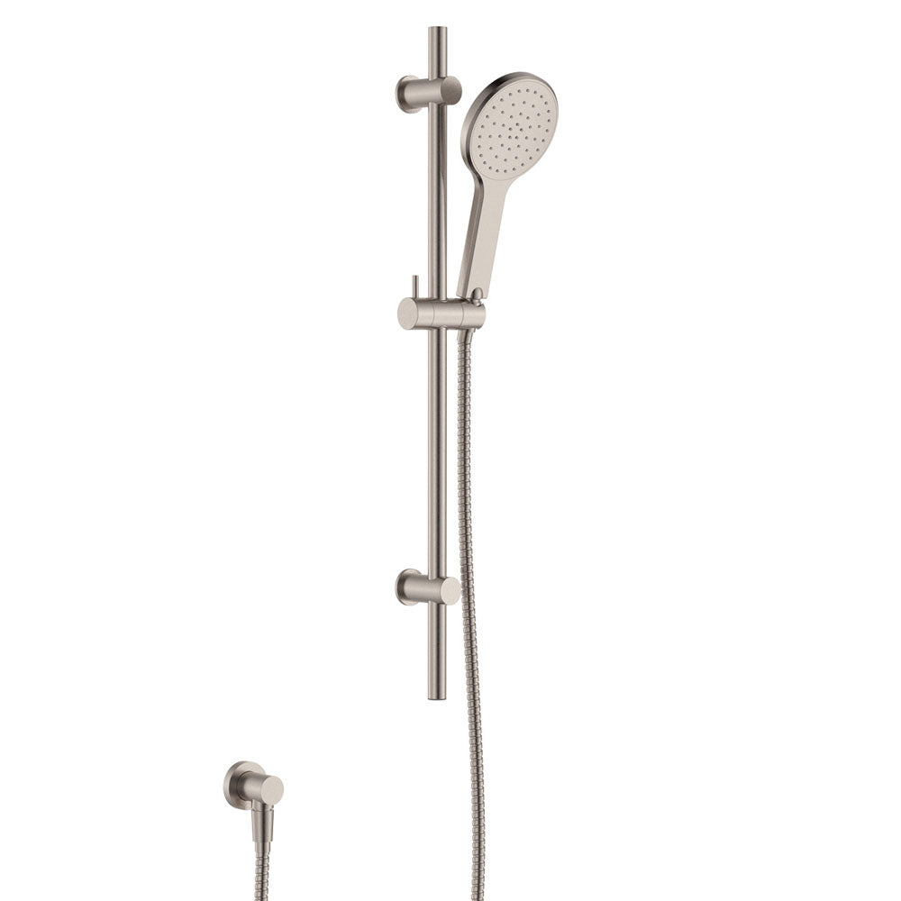 Kaya Rail Shower, Brushed Nickel– Pilbara Bathroom Warehouse Perth and regional Western Australia
