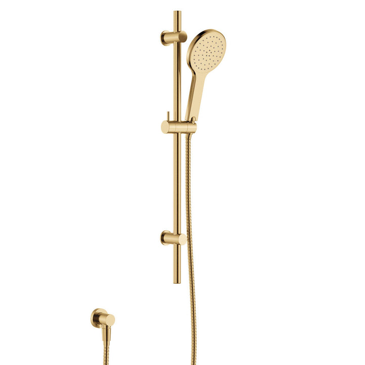 Kaya Rail Shower, Urban Brass– Pilbara Bathroom Warehouse Perth and regional Western Australia