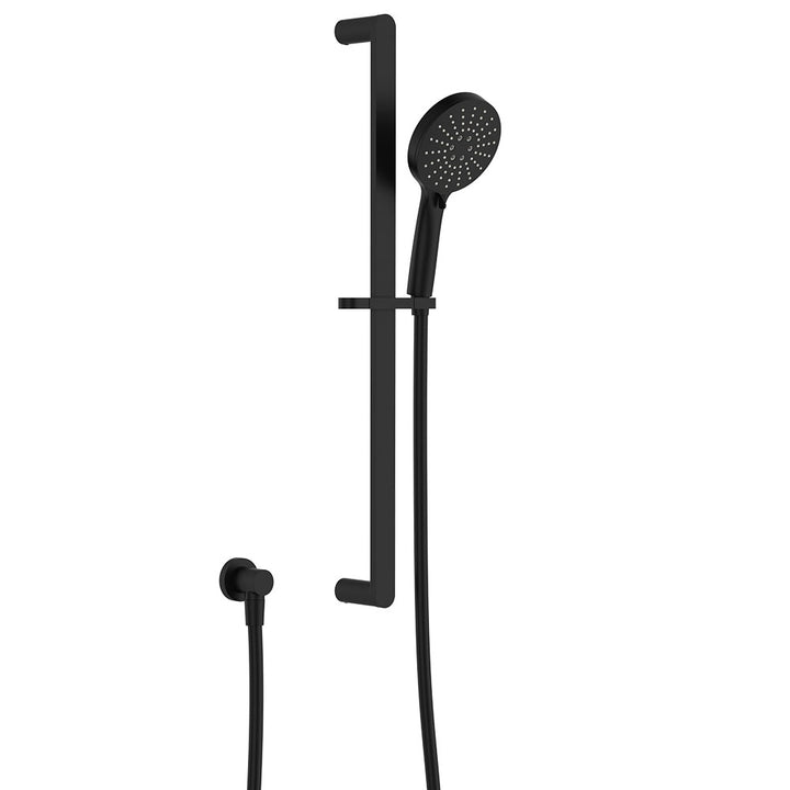 Empire Slim Rail Shower, Matte Black– Pilbara Bathroom Warehouse Perth and regional Western Australia