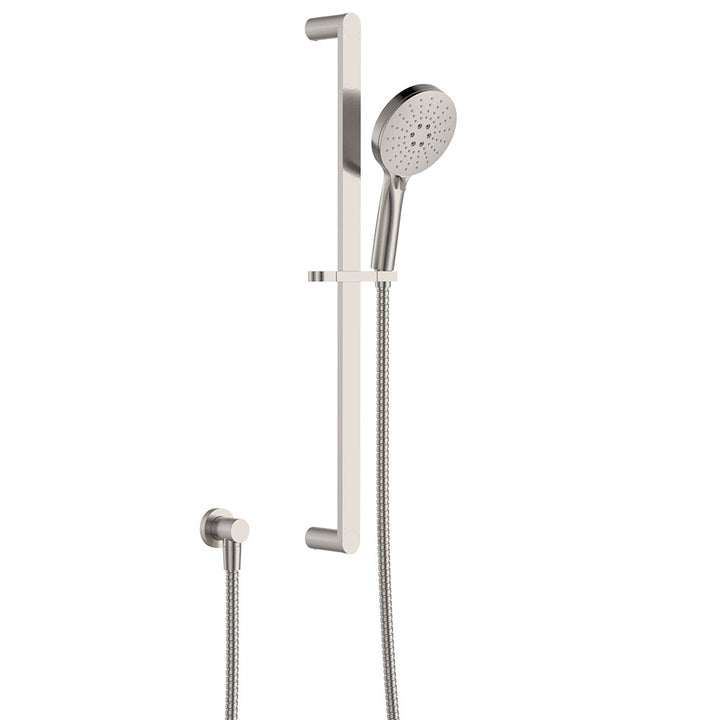 Empire Slim Rail Shower, Brushed Nickel– Pilbara Bathroom Warehouse Perth and regional Western Australia