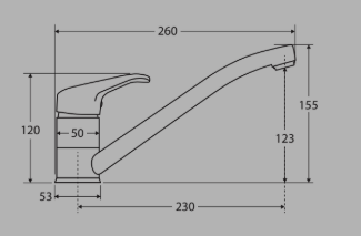 Eco Swivel Sink Mixer Lead Free