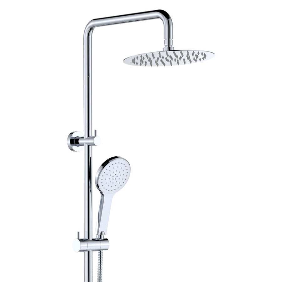 Kaya Twin Shower, Chrome– Pilbara Bathroom Warehouse Perth and regional Western Australia
