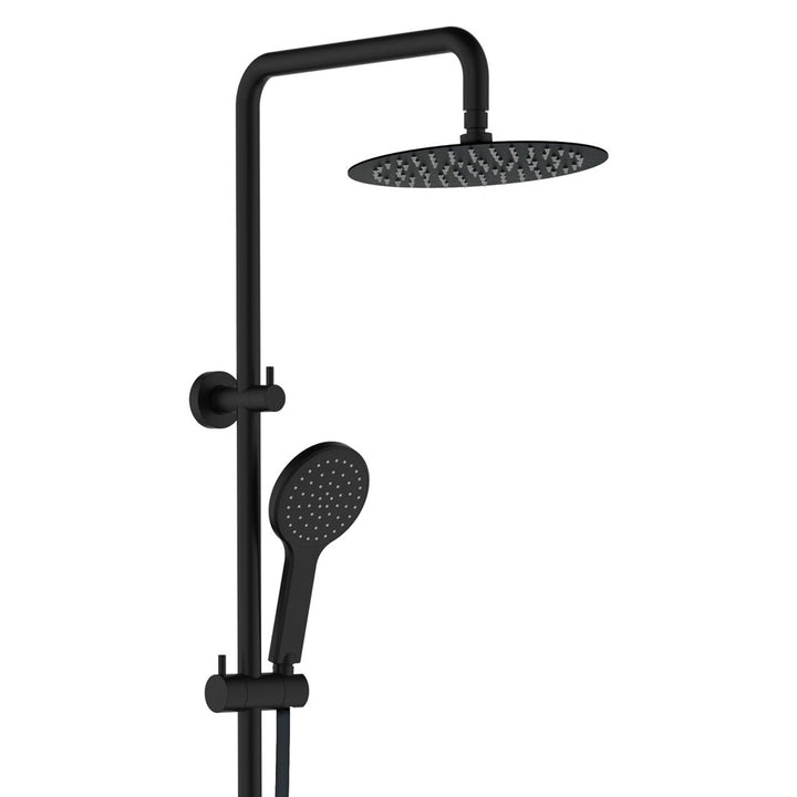 Kaya Twin Shower, Matte Black-– Pilbara Bathroom Warehouse Perth and regional Western Australia