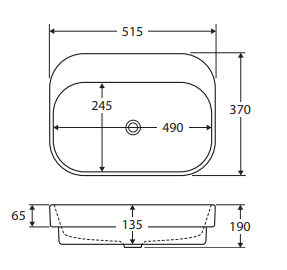 Parisa Semi-Inset Basin