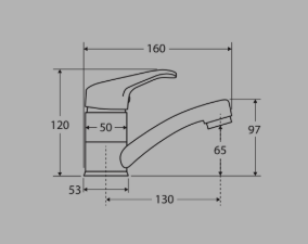 Eco Swivel Basin Mixer Lead Free